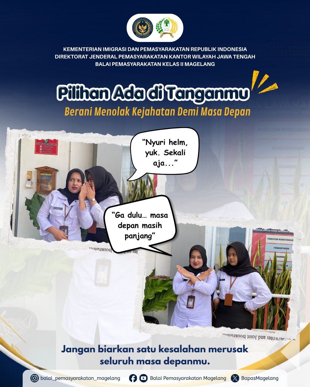 Berani Bilang Tidak pada Kejahatan